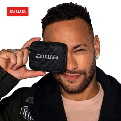 Caixa de Som Speaker AIWA AWS-SP-07-B 7W Bluetooth IPX6 Bivolt