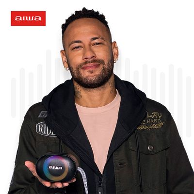 Caixa de Som Speaker AIWA AWS-SP-06-B 10W Bluetooth IPX6 Bivolt