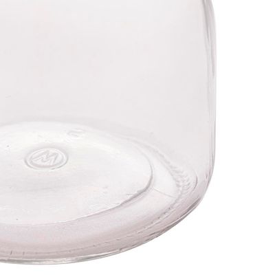 Pote de Vidro 190ml com Tampa de Rolha Removível Lyor Transparente