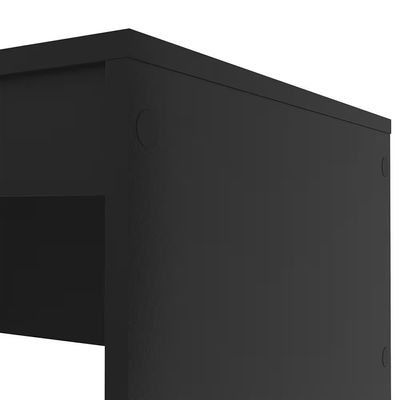 Escrivaninha Liberdade 1 Gaveta MDP Compacta Pintura UV Corrediças Metálicas Politorno Preto