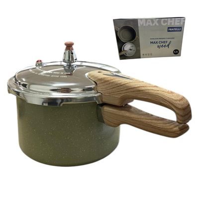 Panela de Pressão Max Chef Wood Indução 4,2L - Cinza