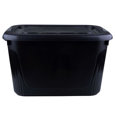 Organizador Container com rodas 50L Plasnorthon 1535Pr Preto