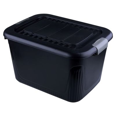 Organizador Container com rodas 50L Plasnorthon 1535Pr Preto