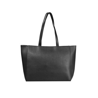Bolsa Feminina Grande Tote Com Alça Alongada Preta G / Preto