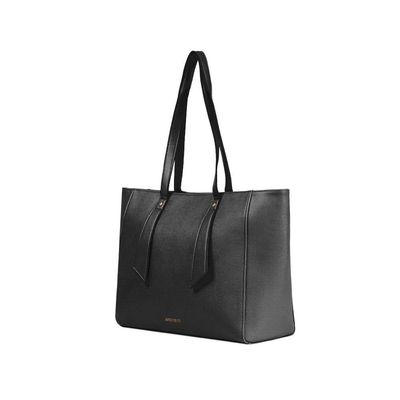 Bolsa Feminina Grande Tote Com Alça Alongada Preta G / Preto