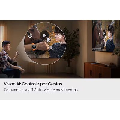 Smart TV 100P 4K Neo QLED Ultra QN100QN80FGXZD 144Hz Gaming Hub Dolby AtmosTitan Samsung Preto / Bivolt