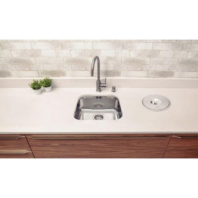 Cuba De Embutir Lavínia 40x34 Cm 20,5 L Em Aço Inox