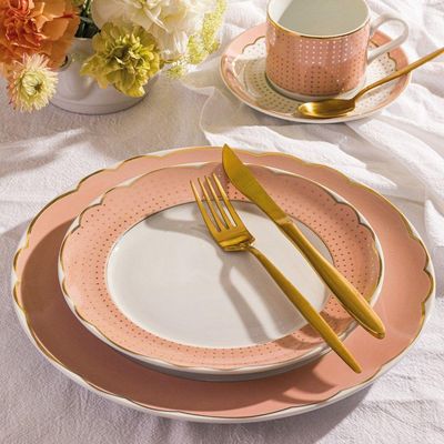 Aparelho De Jantar 30 Peças Royal Rosé Germer
