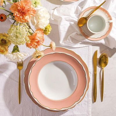 Aparelho De Jantar 30 Peças Royal Rosé Germer