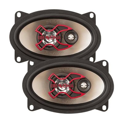 Alto Falante Bravox Triaxial B3x46x 4x6 40w Rms Univ Par