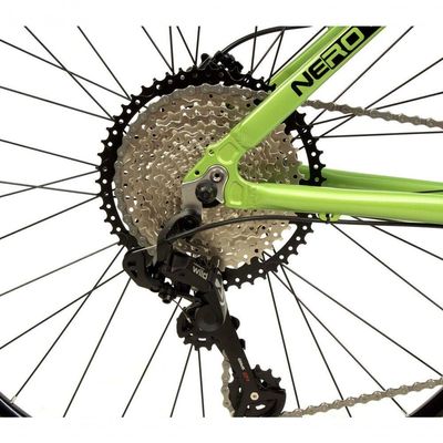 Bicicleta Aro 29 Absolute Nero 5 12v Hollowtech K7 Freio Hidráulico Garfo Trava No Guidão Verde Tam: 21