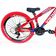 Bicicleta Aro 26 Vikingx Tuff Freeride 21v Aro Vmaxx Freio A Disco Garfo Suspensão Pneu Flame vermelho-Azul X25