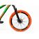 Bicicleta Aro 26 Vikingx Tuff Câmbios Shimano Freio Hidráulico 21v Freeride Aro Vmaxx Flame Verde-Laranja X35