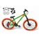 Bicicleta Aro 26 Vikingx Tuff Câmbios Shimano Freio Hidráulico 21v Freeride Aro Vmaxx Flame Verde-Laranja X35