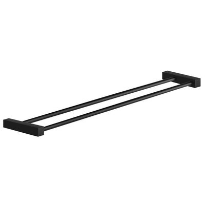 Kit Acessórios Para Banheiro Preto Fosco 4 Peças Grego Metal 2060tr