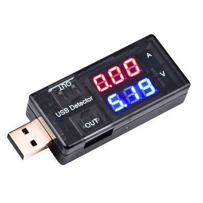 Medidor De Tensão E Corrente Até 20V 2 Entradas USB KWS-10VA