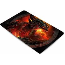 Mouse Pad Gamer Extra Grande Antiderrapante Dragão de Fogo