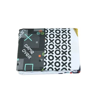 Jogo de Lençol Juvenil Boy 3 Peças Micropercal 300 Fios Estampado - Games - 100% Poliéster
