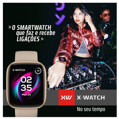 RELOGIO X-WATCH SMARTWATCH XSWUQPI003A