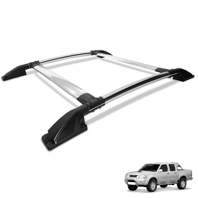 Rack de Teto Bagageiro Frontier 2003 a 2007 Tubolar Cromado