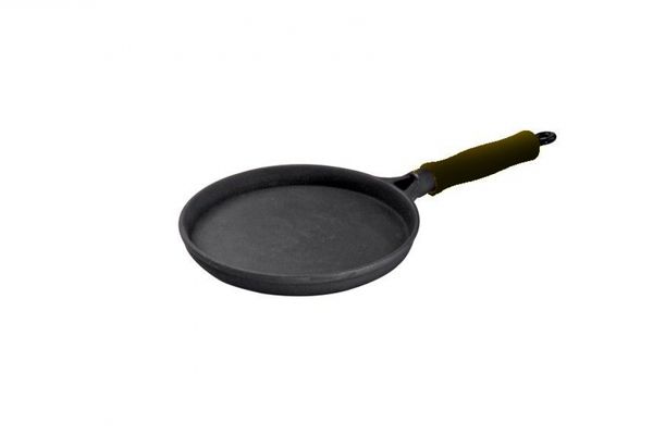 Frigideira Ferro Cabo Silicone Preto Tapioca Omelete 18cm