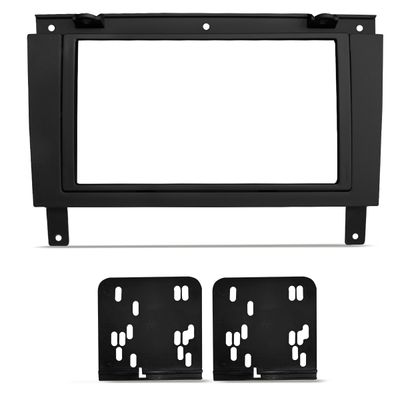 Moldura do Painel 7 Polegadas Gol Saveiro Parati 1999 a 2005 Preto