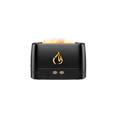 Difusor de Aromas com Chamas LED – Relaxamento e Aromaterapia para Casa e Escritório | Cor:Branco