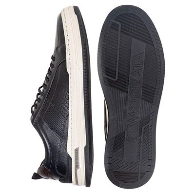 Kit Sapatênis Democrata Mike Masculino + Par de Meia 42 / Preto