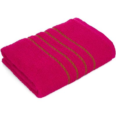 Jogo de Toalhas 6 Pçs - 2 Banho 2 Rosto 2 Piso Montreal 100% Algodão Rosa