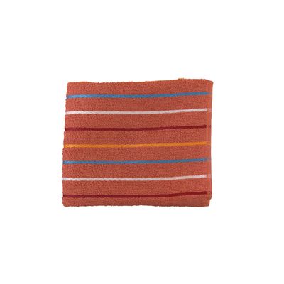 Kit 5 Pano de Copa Bonjour Cozinha Atoalhado Felpudo Terracota