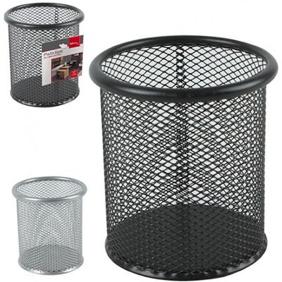 Cesto Telado Organizador Porta Caneta Aramado Redondo 10 cm