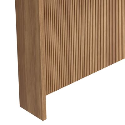 Bancada Ripada Ilha 100% MDF Nature 200 cm