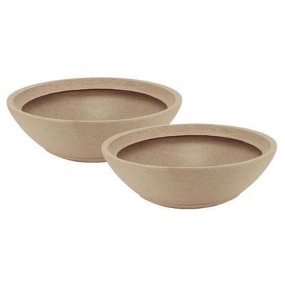 Kit 2 Vasos Indi para Folhagem  Flores 17cm Polietileno Tramontina Jardim Varanda