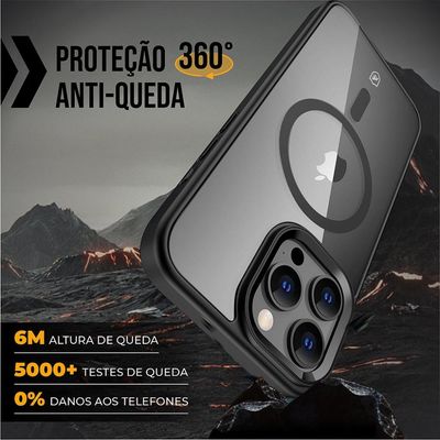 Capa MagSafe para iPhone 17 Pro - Preta - Gshield