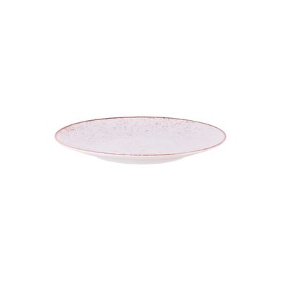 Jogo de Pratos Rasos 4 Peças Rústico 25 cm Porcelana Decorada Tramontina