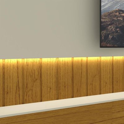 Home Para Tv Com Led Soberano Reflecta Com Off White - Gelius Móveis