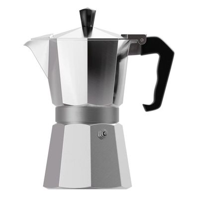 Cafeteira Italiana 250 Ml Em Alumínio Com Cabo Em Baquelite Lyor