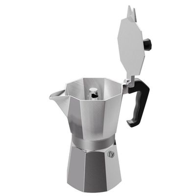 Cafeteira Italiana 250 Ml Em Alumínio Com Cabo Em Baquelite Lyor