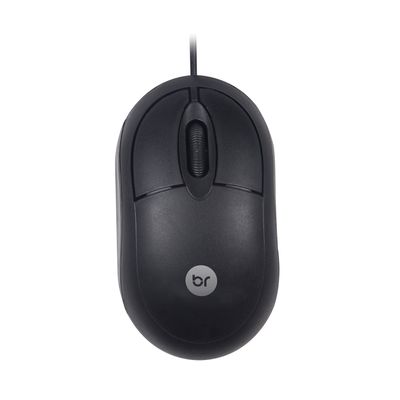 Mouse Bright Espanha com fio USB Preto 106