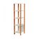 Estante 5 Prateleiras MDF 33x44x135 cm F28 Off White Freijó Dalla Costa