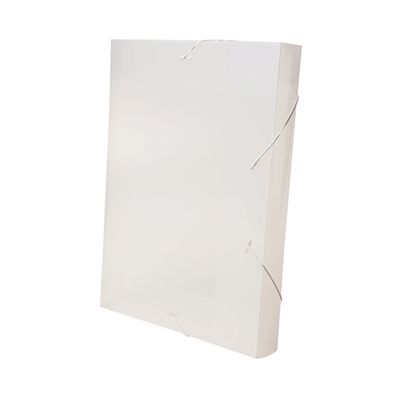 Pasta Aba Elástico Dello Line Lombo 4cm Cristal 33,5x23,5cm