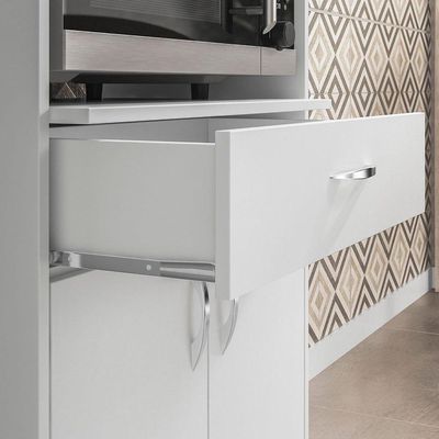 Armário Multiuso Nicro-Ondas 2 P Nt3070 Notável Branco