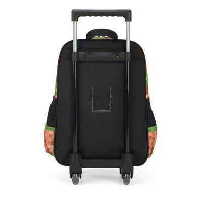 Mochila Rodinhas Lancheira Game Preto Up4you Minecraft Luxel
