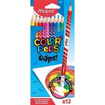 Lápis De Cor Apagável Color´peps Com 12 Cores Maped