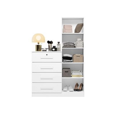 Cômoda Belize Plus Branco Fosco Liso - Albatroz Móveis