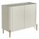 Aparador Buffet Sala de Jantar 2 Portas Brise Pés Industrial Dourado Naim I03 Luna - Lyam Decor