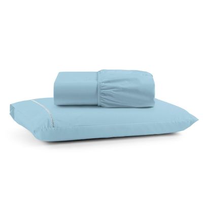 Kit Jogo de Cama Lençol Mirante Solteiro 2 Peças com 4 Un. Cores 2 - 100% Algodão
