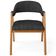 Cadeira de Jantar e Estar Living Estofada Nadja L02 Linho Chumbo - Lyam Decor