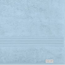 Toalha De Rosto Bouton/Buettner Algodão Egípcio 50cmx80cm Platine Azul Reviera