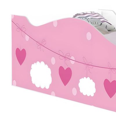 Cama Solteiro Infantil 197x91,5cm para Quarto Personagens Nuvem Menina K02 - D'Rossi